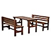 Gartenmöbel-Set Tessin (3 -tlg., Braun, Holz) | BAUHAUS