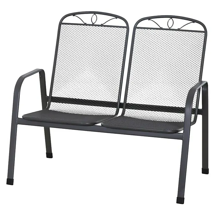 Siena Garden Elda GartenbankAnthrazit, Stapelbar