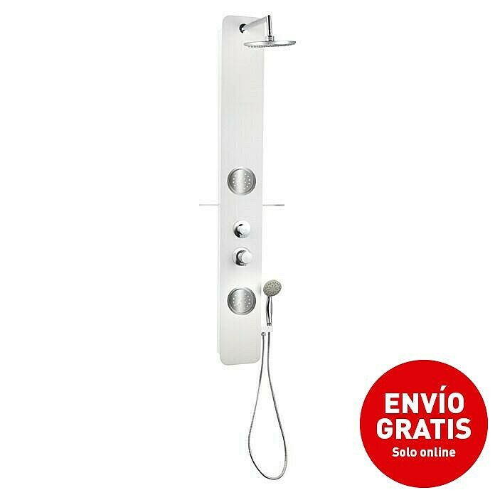 Rousseau Panel de ducha Midtime 2 (Blanco, 45 x 40 x 150 cm)