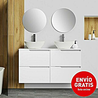 Artysan Conjunto de mueble de baño Zeus Top (Ancho: 60 cm, 7 pzs., Blanco, Mate)