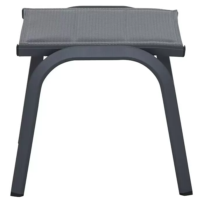 Siena Garden Tesoro GartenhockerB x T x H: 51 x 51 x 43 cm, Anthrazit