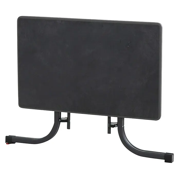 Siena Garden Urban Lights Gartenmöbel-Set Lane Stuhl/Paco Tisch - 5 -tlg., Polypropylen, Olive/Anthrazit - Der faltbare schwarze Tisch ist ideal für den einfachen Transport und die Lagerung, perfekt für Veranstaltungen und den täglichen Gebrauch.