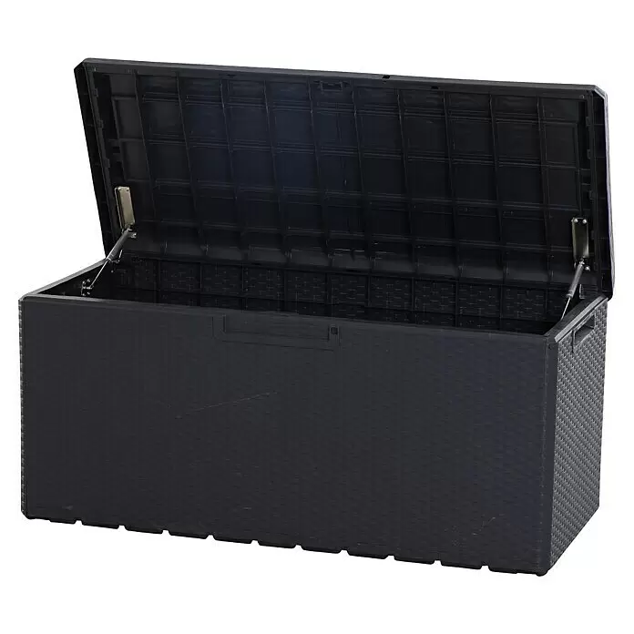 Toomax Gartenbox Portonovo124 x 55 x 59 cm, Kunststoff, Anthrazit, Behältervolumen: 350 l