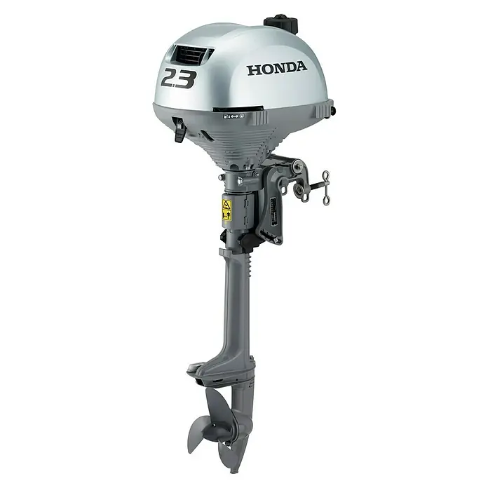 Honda Marine Außenbordmotor BF 2.3 LCHU - 1,7 kW, Pinnensteuerung, Langschaft, Seilzug - Honda 2.3 Außenbordmotor, ein kompakter und leichter Motor für kleine Boote und Beiboote. Ideal für Angler und Freizeitbootfahrer.