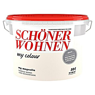 SCHÖNER WOHNEN-Farbe my colour Wandfarbe (My Magnolia, Matt, 10 l)