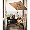 Doppler Alu Wood Marktschirm Ultra (Greige, Bespannungsmaß (L x B): 210 x 140 cm) | BAUHAUS