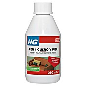 HG Limpiador para la piel y cuero 4 en 1 (250 ml, Botella)