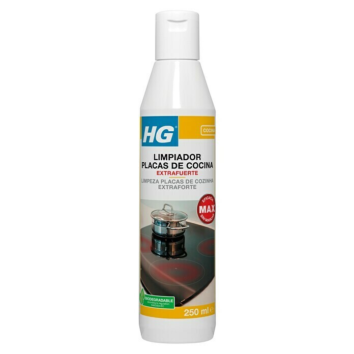 HG Limpiador intensivo para placas de cocina (250 ml, Botella)