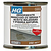 HG Limpiador Absorbente de manchas de grasa y de aceite (250 ml, Cubo)