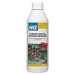 HG Eliminador de olores en el desagüe (500 g, Botella)