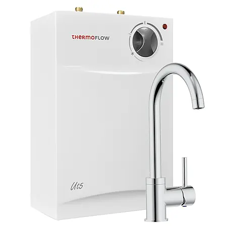 Thermoflow  Warmwasserspeicher UT 5 mit Armatur Ovalis