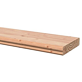 Eindprofiel plank Douglas (180 x 13,5 x 2,8 cm, Roodbruin)