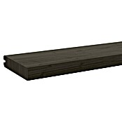 Eindprofiel plank Grenen (180 x 13,5 x 2,8 cm, Gespoten, Zwart) | BAUHAUS