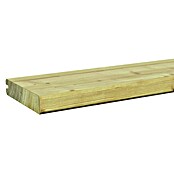 Eindprofiel plank Grenen (180 x 13,5 x 2,8 cm, Groen) | BAUHAUS