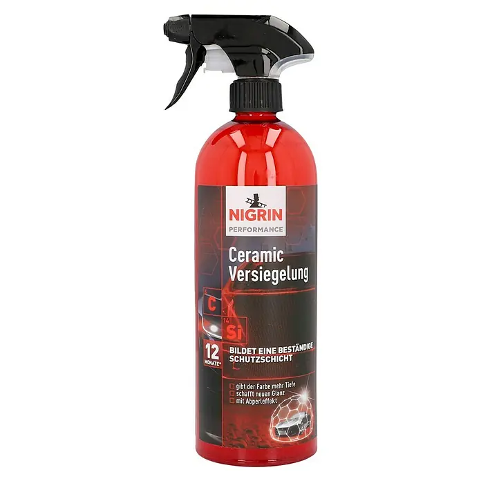 Nigrin Performance Versiegelung Ceramic - 750 ml - Nigrin Performance Keramikversiegelung für Lackschutz mit Abperleffekt, für mehr Farbtiefe und Glanz.