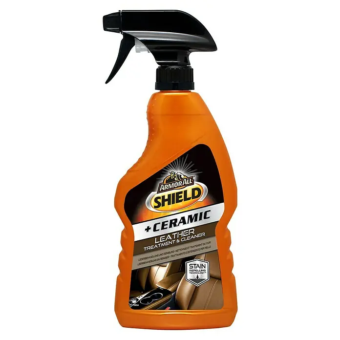 ArmorAll Lederpflege Shield+Ceramic - 500 ml - Flasche Armor All Shield + Keramik Lederpflege und Reiniger für die Pflege und Reinigung von Lederflächen im Auto.