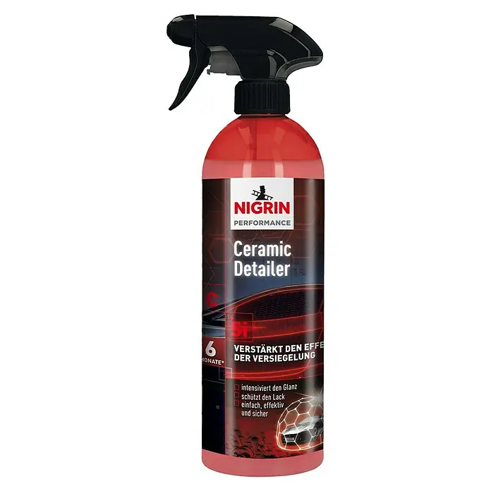 Nigrin Performance Detailer Ceramic - 750 ml - Das Nigrin Performance Ceramic Detailer Spray sorgt für Glanz, Schutz und effektive Versiegelung.