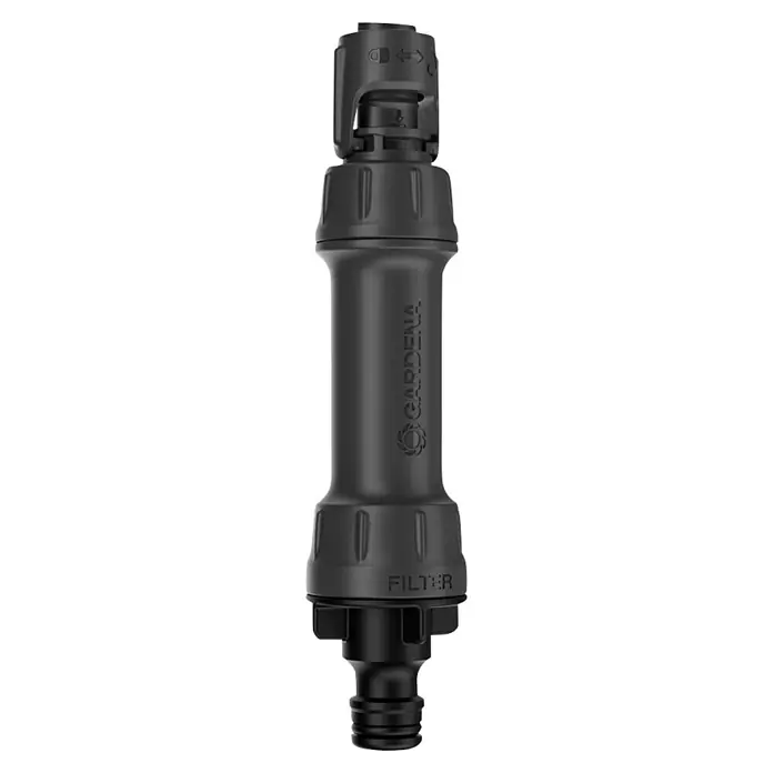 Gardena Micro-Drip Bewässerungs-Set Hecken & Sträucher 50 m Start-Set - Geeignet für: Reihenbewässerung, Pflanzreihen bis 50 m, Schlauchlänge: 50 m - Gardena Wasserfilter für den Garten. Der Filter sorgt für sauberes Wasser beim Bewässern von Pflanzen und schützt Geräte vor Verunreinigungen.
