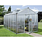 Vitavia Gewächshaus (4,63 x 2,56 x 2,5 m, Farbe: Aluminium, Polycarbonat, 16 mm)