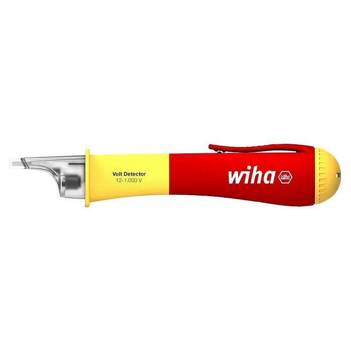 Wiha Kontaktloser Spannungsprüfer Volt Detector - Messbereich: 12 - 1.000 V - Wiha Spannungsprüfer mit Spannungsbereich von 12-1.000 V für sicheres Arbeiten an elektrischen Anlagen. Robuste Bauweise und einfache Handhabung.