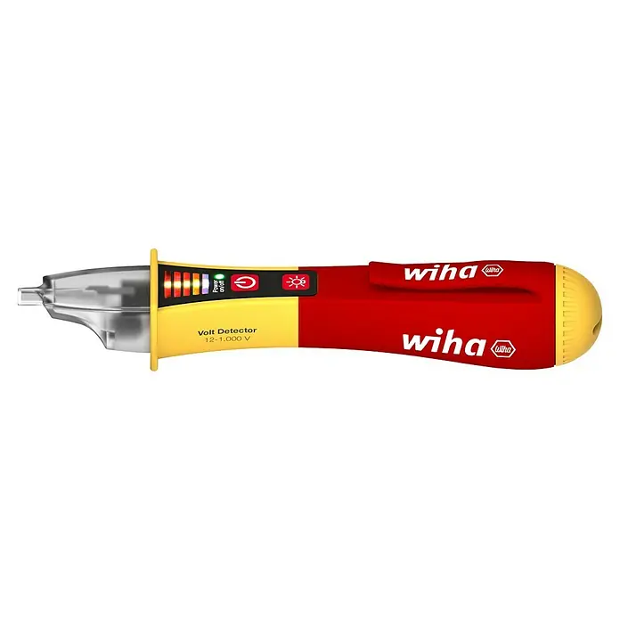 Wiha Kontaktloser Spannungsprüfer Volt Detector - Messbereich: 12 - 1.000 V - Wiha Spannungsdetektor: Präzises Messgerät zur berührungslosen Spannungserkennung im Bereich von 12-1.000 V für sicheres Arbeiten.