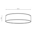 Britop Lighting Boho Deckenleuchte rund (100 W, Ø x H: 58 x 13 cm, Beige/Weiß, E27) | BAUHAUS