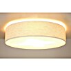 Britop Lighting Boho Deckenleuchte rund (100 W, Ø x H: 58 x 13 cm, Beige/Weiß, E27) | BAUHAUS