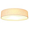 Britop Lighting Boho Deckenleuchte rund (100 W, Ø x H: 58 x 13 cm, Beige/Weiß, E27) | BAUHAUS