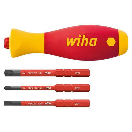 Wiha Schraubendreher-Set SoftFinish slimVario electric