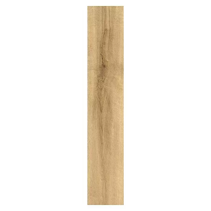Classen Designboden Pro Nature - Mocoa, Landhausdiele, 1.290 x 246 x 4 mm - Hellebraunes Holzbrett mit natürlicher Maserung und Astloch, geeignet für Fußböden.