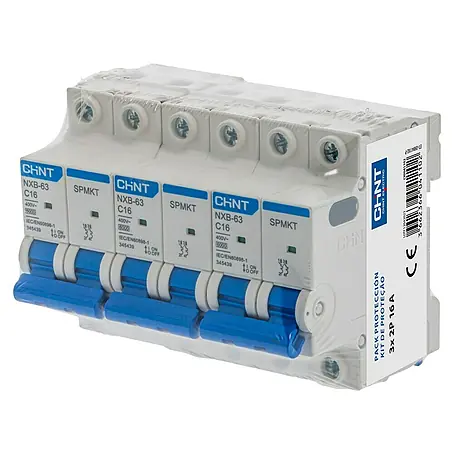 Chint  Magnetotérmico automático 3 en 1 NXB