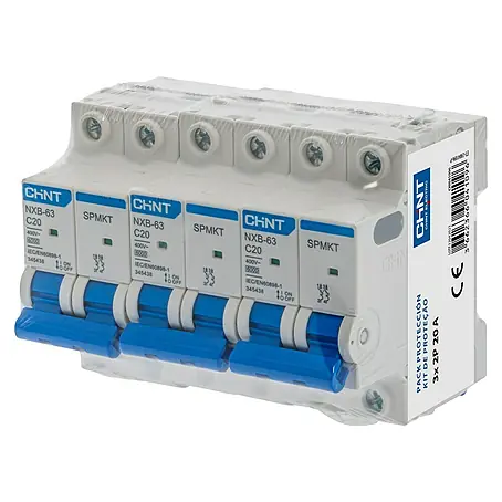 Chint  Magnetotérmico automático 3 en 1 NXB