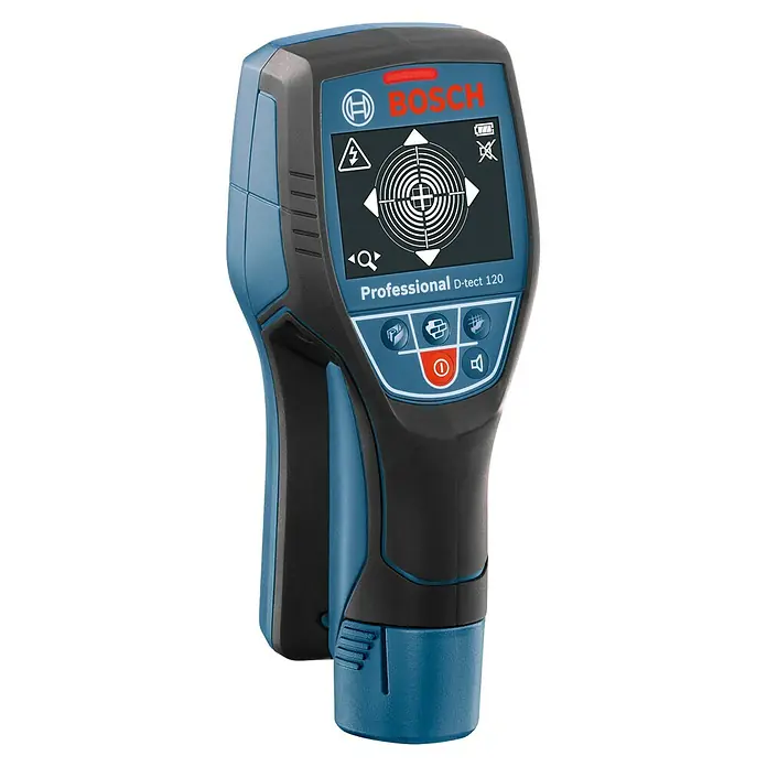 Bosch Professional Ortungsgerät D-Tect 120 - Ohne Akku, Erfassungstiefe: Max. 38 mm Holzunterkonstruktionen - Das Bosch D-tect 120 Professional Ortungsgerät lokalisiert zuverlässig Objekte in Wänden, bevor Schäden entstehen.