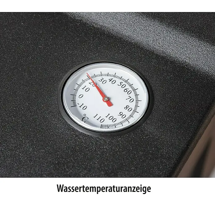 Heissner Durchlauffilter-Set FPU 16000 Eco - Teichgröße: 16 m³ - Wasserthermometer zur Anzeige der Wassertemperatur.