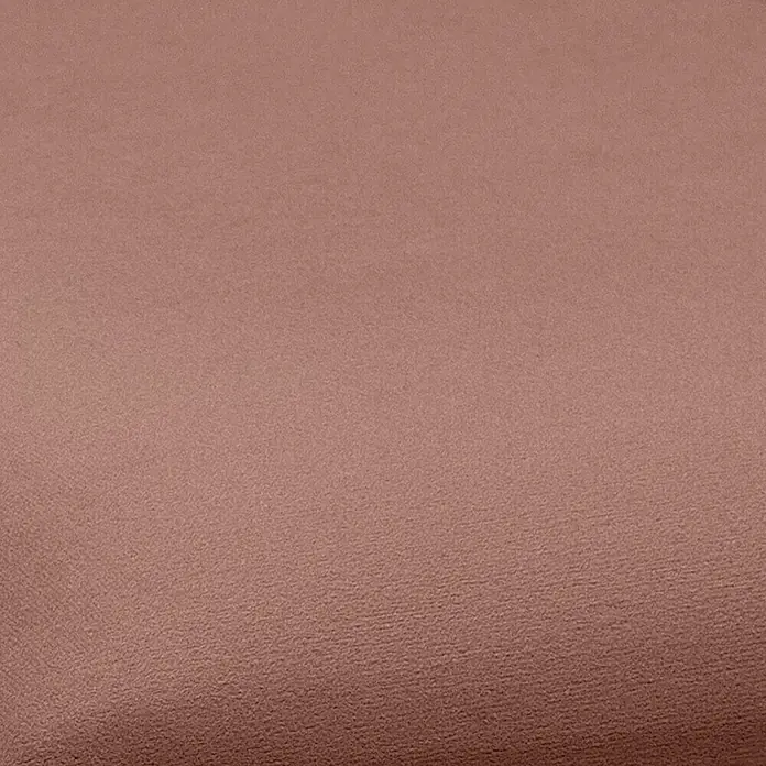 Fllow Wandpolster Jar - Apricot, 30 x 30 cm - Nahaufnahme eines roséfarbenen Samtstoffes mit feiner Textur. Perfekt für Möbel und Dekorationen, die Wärme und Eleganz ausstrahlen.