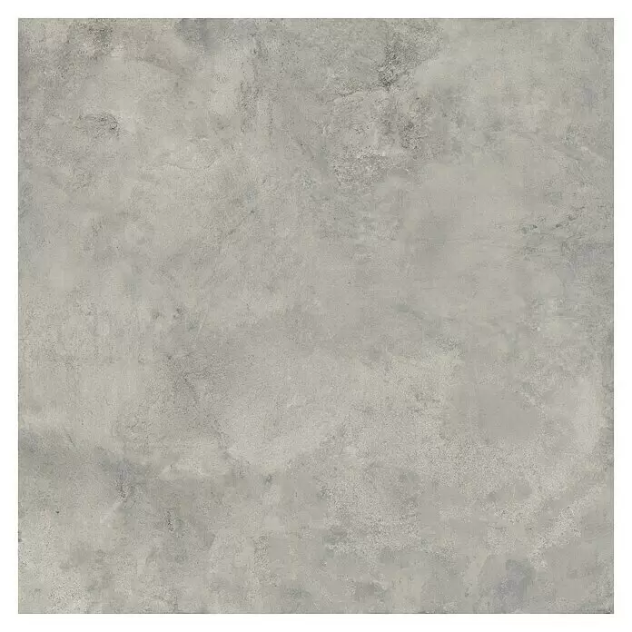Queens Feinsteinzeugfliese - 119,8 x 119,8 cm, Grau, Matt - Graue Fliese in Betonoptik mit strukturierter Oberfläche und Used-Look.