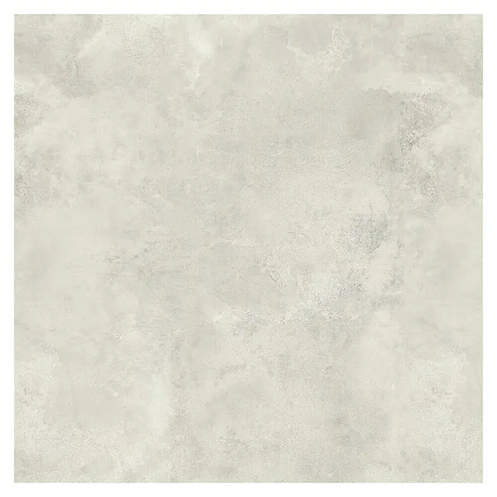 Queens Feinsteinzeugfliese - 119,8 x 119,8 cm, Weiß, Matt - Nahaufnahme einer hellgrauen Feinsteinzeugfliese mit dezenter Textur, ideal für moderne Innenräume und langlebige Bodenbeläge.
