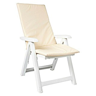 Cojín para sillón de posiciones (Beige, 120 x 50 x 3,5 cm, 70% algodón 30% poliéster)