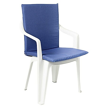 Cojín para respaldo alto (Azul, L x An x Al: 95 x 45 x 3,5 cm)