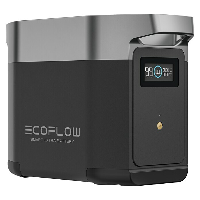 EcoFlow Akku Delta 2 Extra Battery (Kunststoff, Schwarz, 1.024 Wh) | BAUHAUS