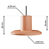 Walteco Garderobenhaken (Gesamtumfang: 4 -tlg., Mehrfarbig (Grau, Grün, Weiß, Orange)) | BAUHAUS