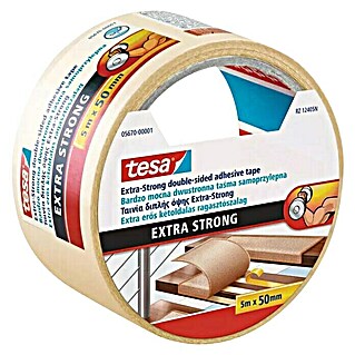 Tesa Dvostruko ljepljiva traka za tepih Extra Strong (D x Š: 5 m x 50 mm)
