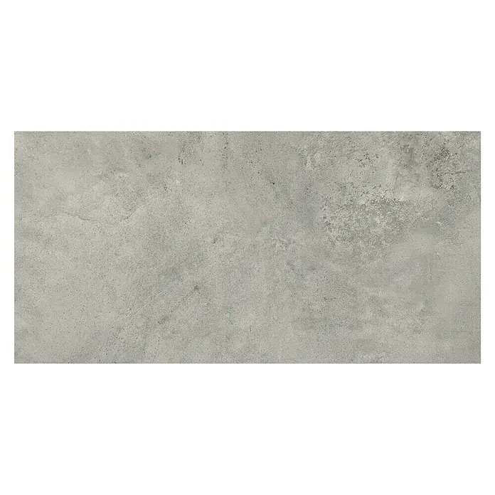 Queens Feinsteinzeugfliese - 29,8 x 59,8 cm, Grau, Matt - Graue Beton-Textur-Fliese mit subtilen Mustern, ideal für moderne, industrielle Innenräume und eine stilvolle Wand- und Bodengestaltung.
