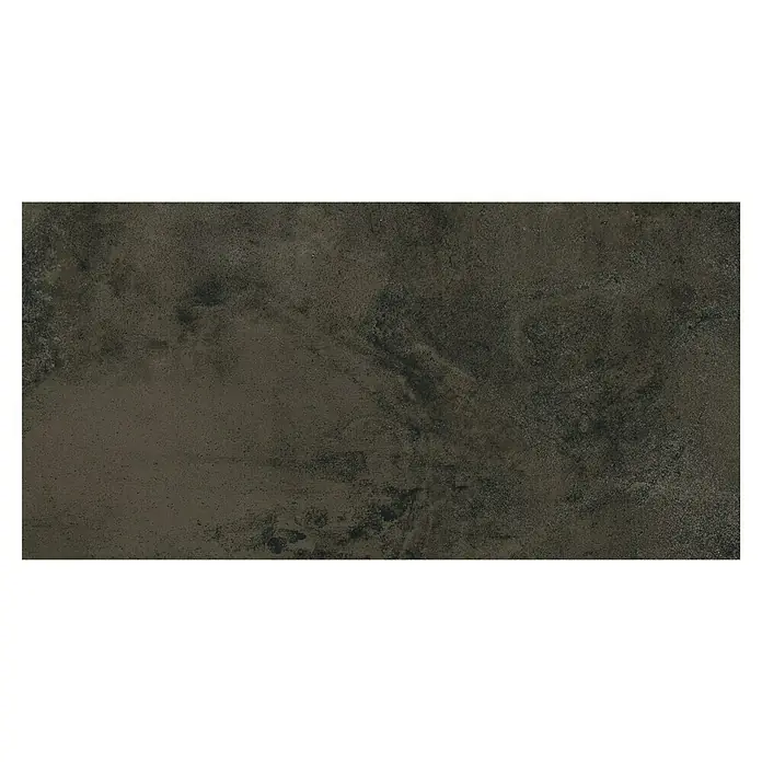 Queens Feinsteinzeugfliese - 29,8 x 59,8 cm, Graphit, Matt - Abstraktes Muster mit subtilen Farbverläufen und Texturen, ideal für Hintergründe oder dekorative Anwendungen.