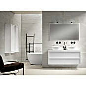 Mueble de lavabo Línea 2 senos (L x An x Al: 45 x 120 x 50 cm, Blanco) | BAUHAUS