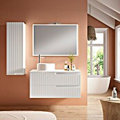 Mueble de lavabo Claire (L x An x Al: 45 x 100 x 50 cm, Blanco, 1 seno, sobreponer, salida izquierda) | BAUHAUS