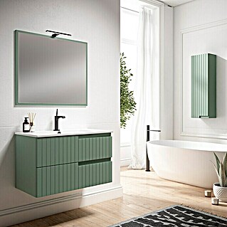 Mueble de baño con lavabo Espacio L olmo 60x35 cm