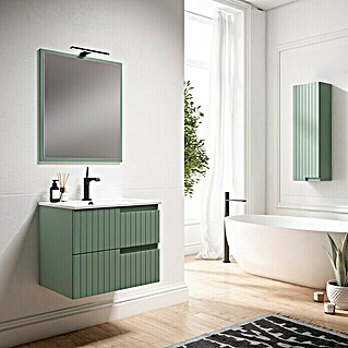 Mueble de lavabo Claire (L x An x Al: 45 x 60 x 50 cm, Verde Olivo)