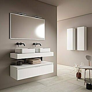 Encimera para lavabo Sienna / Aidan  (45 x 120 x 12 cm, Blanco)