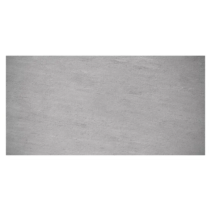 Feinsteinzeugfliese Manhattan Smoke - 30 x 60 cm, Grau, Matt - Graue Betonplatte mit subtiler Textur, ideal für moderne Innen- und Außendesigns. Vielseitig und stilvoll.